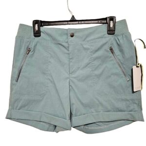 Te Verde Women's Teal Nylon and Spandex Shorts Size Large New with tags